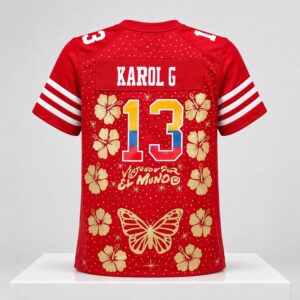SF 49ers Karol G Viajando Por El Mundo 2026 Jersey 4 MA4L27Up SF 49ers Karol G Viajando Por El Mundo 2026 Jersey 2 1