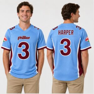 MZxQKuXu Phillies PECO Bryce Harper Football Jersey 2026 Giveaway 1 1 1