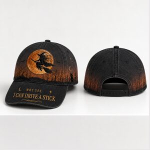 Witch Why Yes Actually I Can Drive A Stick Halloween 2026 Hat