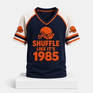 Bears 2026 Shuffle Like It's 1985 V Neck Shirt