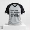 Raiders Oakland Los Angeles Oakland Las Vegas 2026 V Neck Shirt 1 1