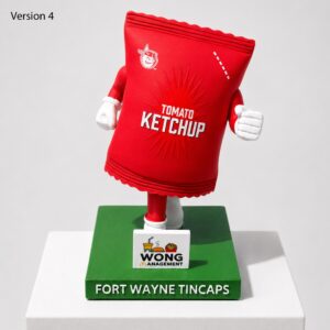 X5pA2D8A Fort Wayne TinCaps Condiment Packet Bobblehead 2026 Giveaway 3 2 1