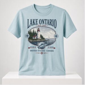 Lake Ontario Est 1656 United States Canada Shirt