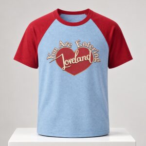 Ella Bright You Are Entering Loveland Heart Shirt