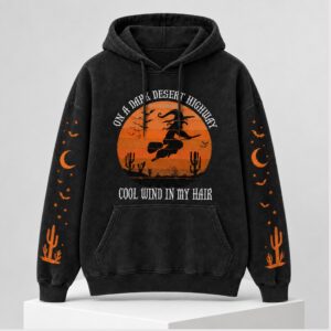 On A Dark Desert Highway Cool Wind In My Hair Halloween 2026 Hoodie