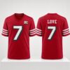 sklib6R1 2026 49ers Daejon Love Football Jersey 1 2 1