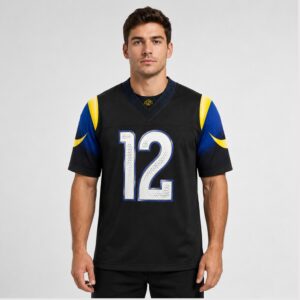 tKQ46FMU LA Rams Puka Nacua Rivalry Uniforms 2026 Jersey 1 1 1