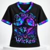 2026 A Wee Bit Wicked Halloween V Neck Shirt 1 1 1