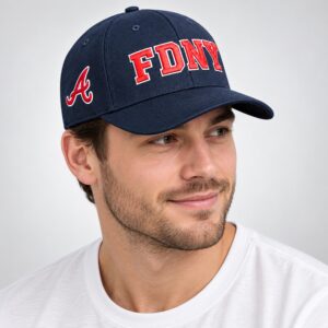 7ZLJT2ut Atlanta Braves FDNY 2026 Hat 1 2 1