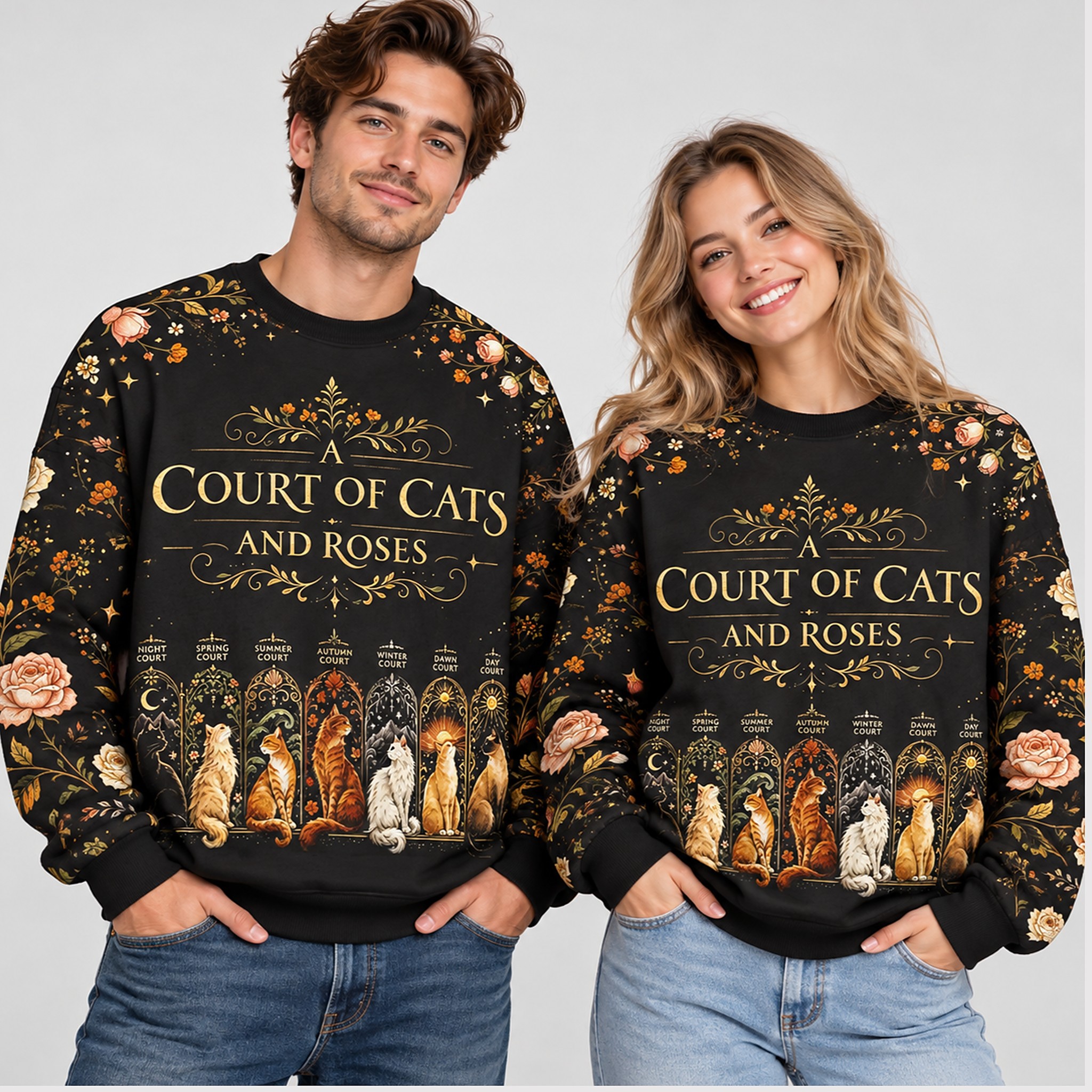 A Court Of Cats And Roses Christmas 2026 Ugly Sweater 4 A Court Of Cats And Roses Christmas 2026 Ugly Sweater 1 1