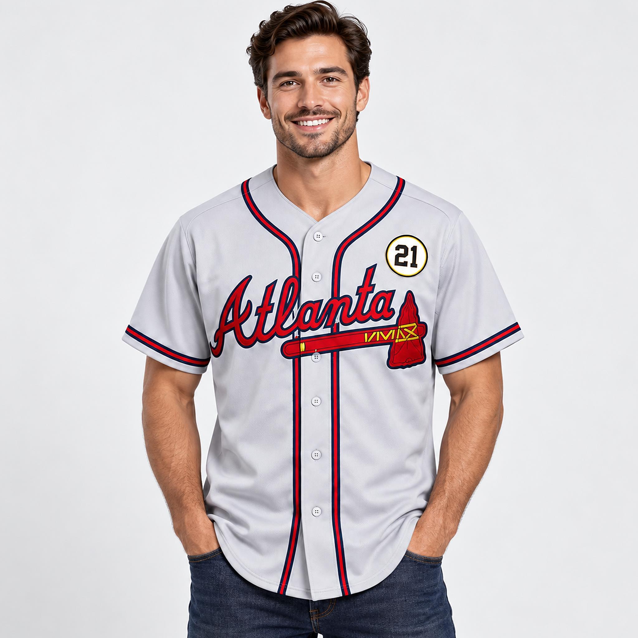 Atlanta Braves 21 Roberto Clemente Day 2026 Jersey 4 Atlanta Braves 21 Roberto Clemente Day 2026 Jersey 1 2 1