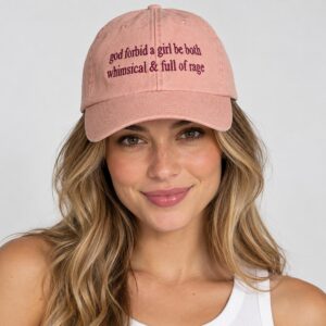 BeeMuzzx God Forbid A Girl Be Both Whimsical And Full Of Rage 2026 Hat 2 1