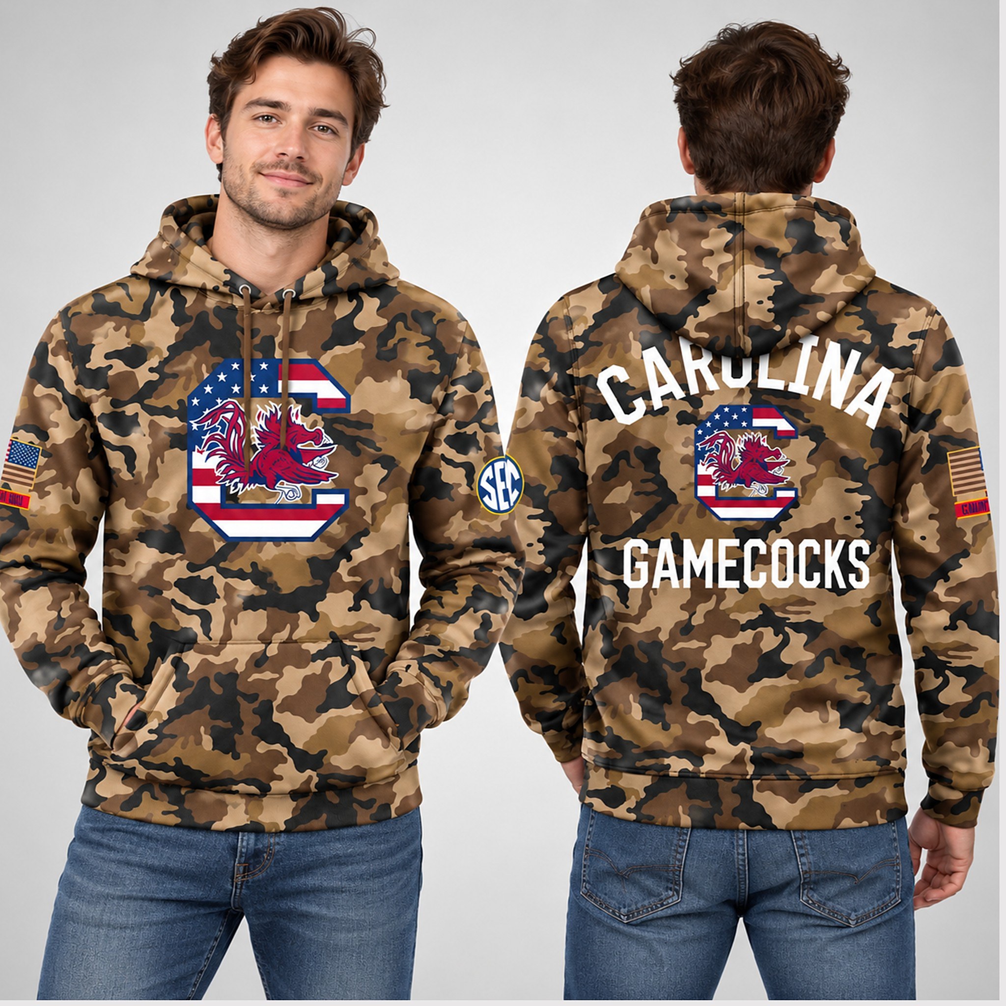 Carolina Gamecocks Military Appreciation Day 2026 Hoodie 4 Carolina Gamecocks Military Appreciation Day 2026 Hoodie 1 1 1