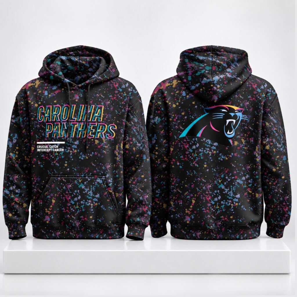 2026 Carolina Panthers Crucial Catch Hoodie - Bigfirefashion