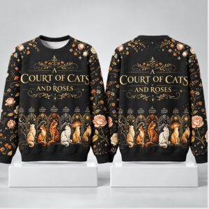 A Court Of Cats And Roses Christmas 2026 Ugly Sweater