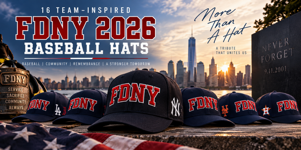 FDNY 2026 Baseball Hats: 16 Team-Inspired Tribute Designs With Meaning 1 FDNY 2026 Hat Banner
