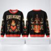 Flower Fireheart Christmas 2026 Ugly Sweater 1 1