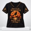 Home Of The Wicked Witch And Her Pack Of Dogs Halloween 2026 V Neck Shirt 2 1