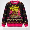 I Am Yelling Carl Cat Christmas 2026 Ugly Sweater 1 1