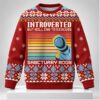 Introverted But Willing To Discuss Christmas 2026 Ugly Sweater 1 1