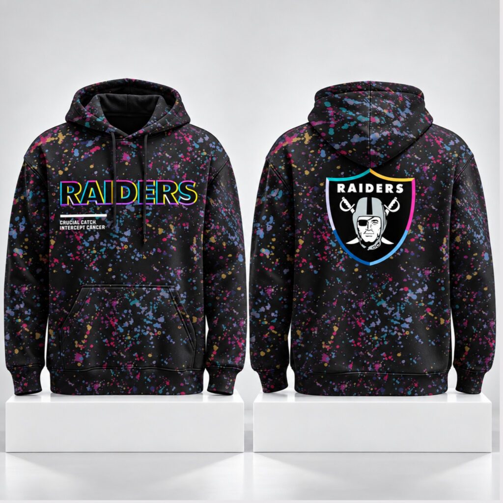 2026 Las Vegas Raiders Crucial Catch Hoodie - Bigfirefashion