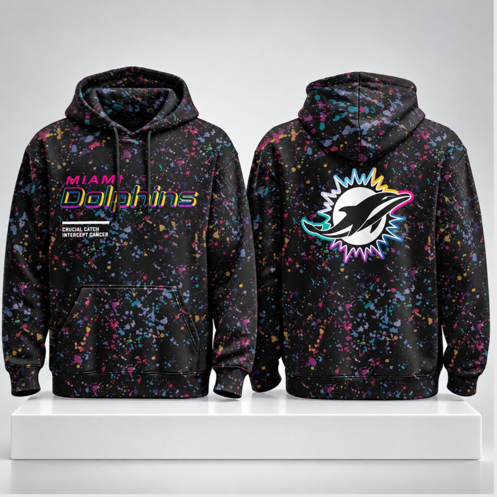 2026 Miami Dolphins Crucial Catch Hoodie - Bigfirefashion