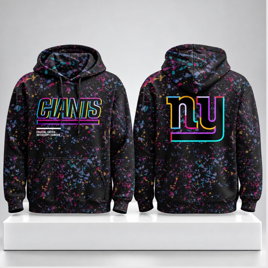 2026 New York Giants Crucial Catch Hoodie- Bigfirefashion