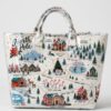 North Pole Christmas Map 2026 Tote Bag 1 2 1