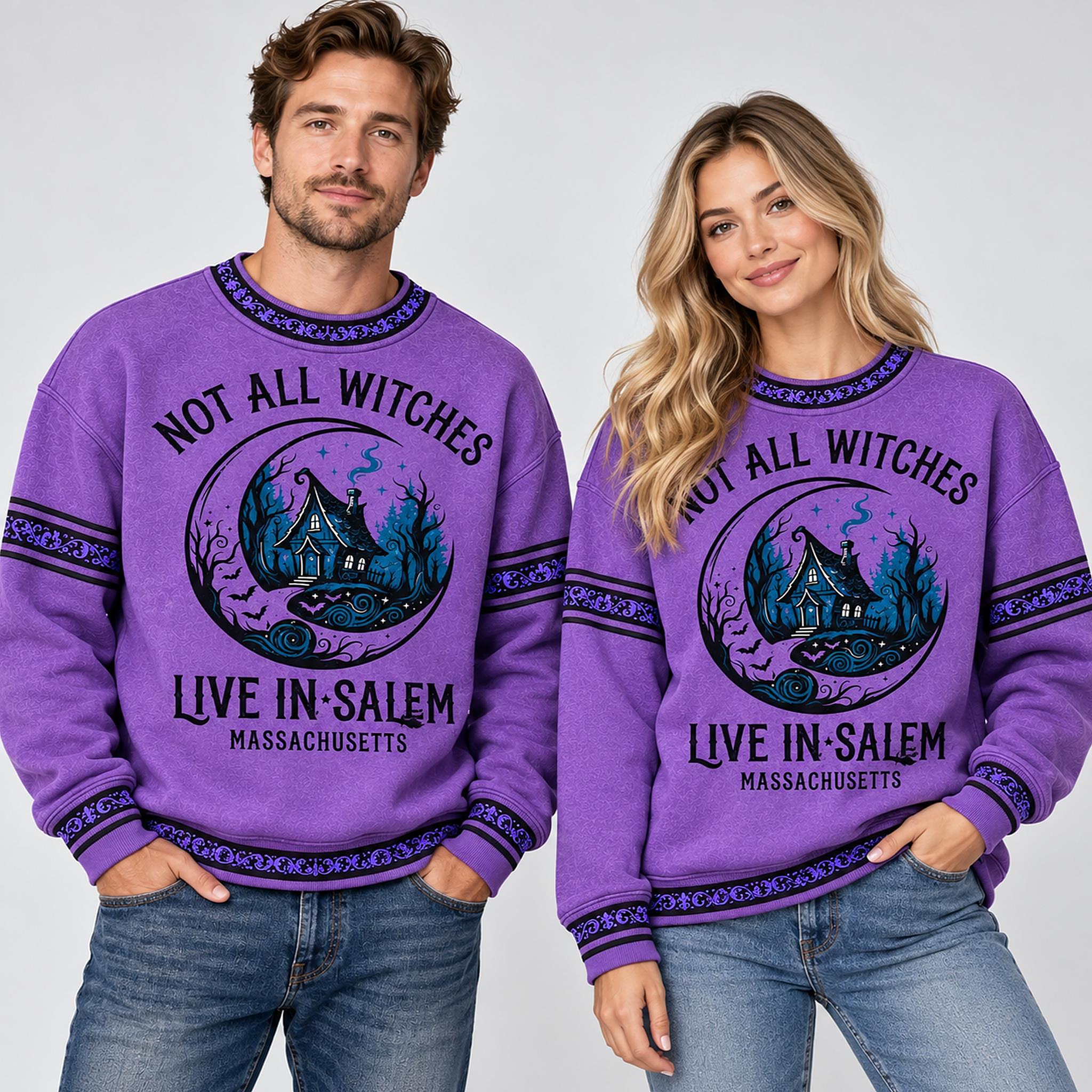 Not All Witches Live In Salem Massachusetts Halloween 2026 Sweater 4 Not All Witches Live In Salem Massachusetts Halloween 2026 Sweater 1 2 1