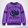 Not All Witches Live In Salem Massachusetts Halloween 2026 Sweater 2 1