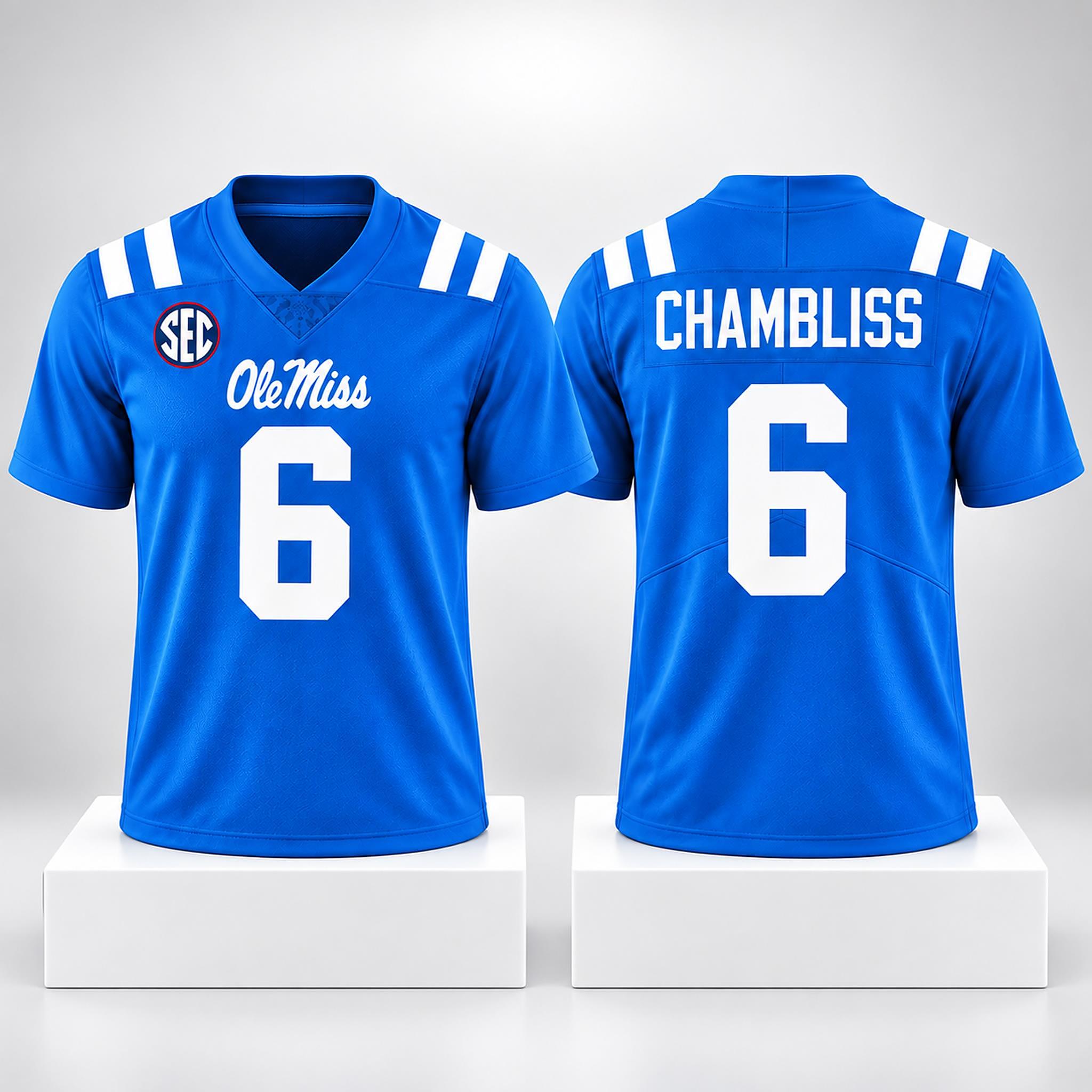 Ole Miss Rebels Trinidad Chambliss 2026 Jersey 1 Ole Miss Rebels Trinidad Chambliss 2026 Jersey 2 1