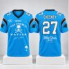 Panthers Kenny Chesney No Shoes Nation Blue Chair Bay 2027 Jersey 1 1