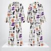 Practical Magic Witches Silky Cat Halloween 2026 Pajamas Set 2 1