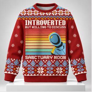 Introverted But Willing To Discuss Christmas 2026 Ugly Sweater