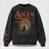 Salem Broom Co Quality Handcrafted Enchanted EST 1692 Halloween 2026 Sweater 1 2 1