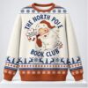 Santa Claus The North Pole Book Club Christmas 2026 Ugly Sweater 1 1