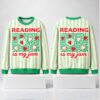Strawberry Reading Is My Jam Christmas 2026 Ugly Sweater 1 1