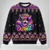 This Is An Outrage Cat Christmas 2026 Ugly Sweater 1 1