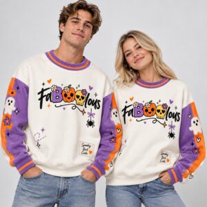 VT0lTeSQ Faboolous Spooky But Cute Halloween 2026 Sweater 1 2 1