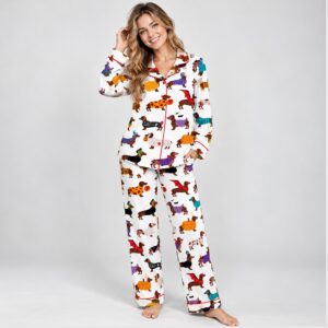 VfhVtQrN Dachshund Halloween 2026 Pajamas Set 1 1 1