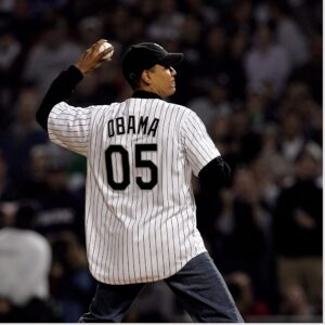 XPqZFLek White Sox Barack Obama 5 Jersey 2 1 1
