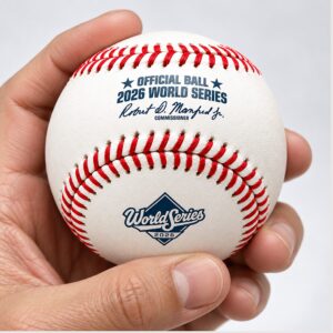 ZVaSvkCT Robert D Manfred Jr Commissioner World Series 2026 Ball Giveaway 1 1 1
