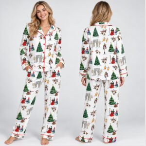 apnIPOSC Watercolor Christmas Tree 2026 Pajamas Set 1 1 1