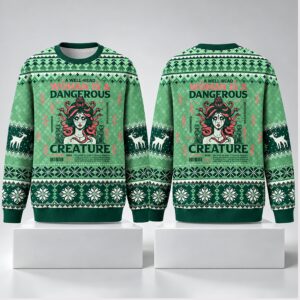 A Well Read Woman Is A Dangerous Creature Christmas 2026 Ugly Sweater