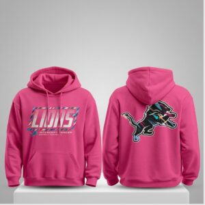 Detroit Lions Crucial Catch Pink 2026 Hoodie