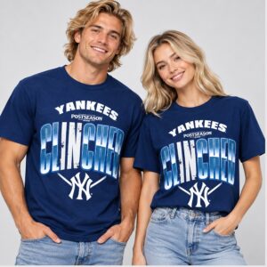 rqT0R57Y Ny Yankees Postseason 2026 Clinched Shirt 1 1 1