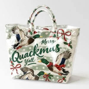 Mallard Merry Quackmas Christmas 2026 Tote Bag