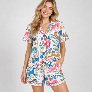 uYfmEZbS Greyhound Whippet Flower 2026 Pajamas Set 1 2 1