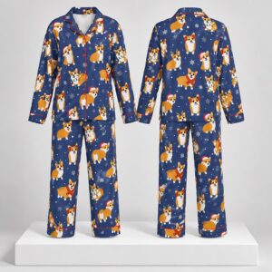 Corgi Dog Christmas 2026 Pajamas Set