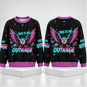 Eagle This Is An Outrage 2026 Ugly Sweater